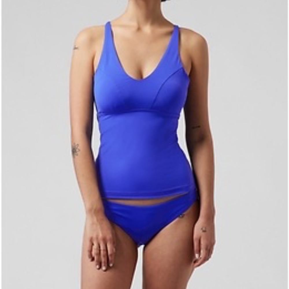Athleta Bright Blue Swim Top